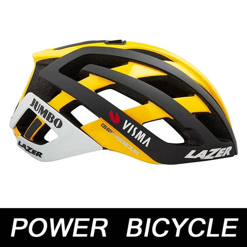 벨기에 Lazer helmet - Jumbo Visma 보물 퍼레이드 공통 고속도로 자전거 타기 차림새 헬멧