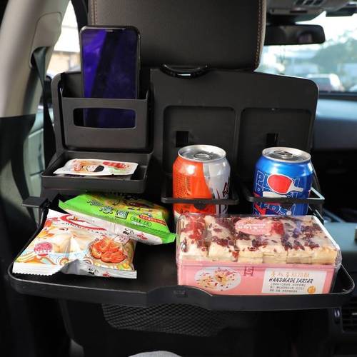 사용가능 BYD 중국말 차량용 테이블 식탁 보드 소형차 데스크탑 접이식 테이블 후면 차량용 뒷좌석 데스크탑 PC
