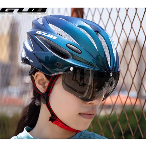 GUB K80 산악 로드바이크 고글 탑재 일체형 형태 사이클 헬멧 남여공용 안전모 장비