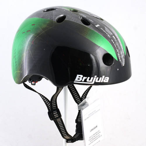 해외직구 결함 견본 일체형 형태 심플한 조절 가능 블랙 자전거 스케이트 보드 스포츠 헤드 헬멧 H11 핀