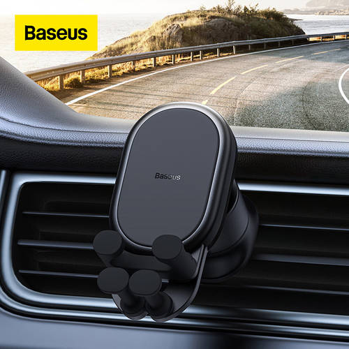 Baseus Car Phone Holder Gravity Auto Restorable in Car Air