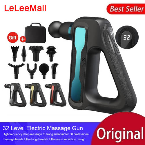 32 Level Electric Massage Gun Deep Tissue Muscle Massager