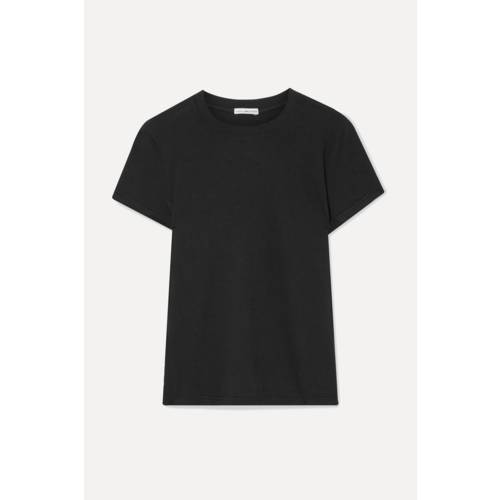 James Perse 여성용 슬러브 베이스 반팔 티셔츠 T셔츠 NET-A-PORTER