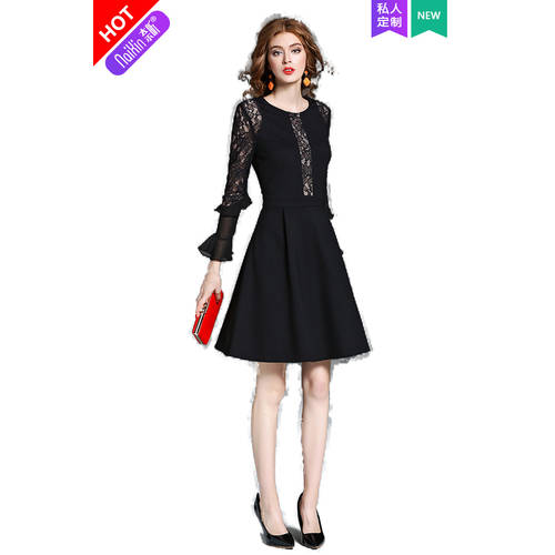 나이 신 정품 닫히지 않음 37193 레이스 LOLITA 스위트 슬림핏 슬림핏 드레스 CITY 패션 트렌드 A 라인 스커트 여성용