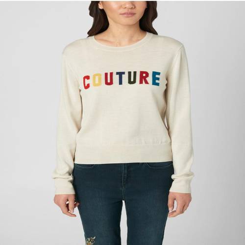 Juicy Couture 여성용 티셔츠 T셔츠 길이 소매 원형 리드 싸움 컬러 글자 편안한 미국 다이렉트 메일 188427