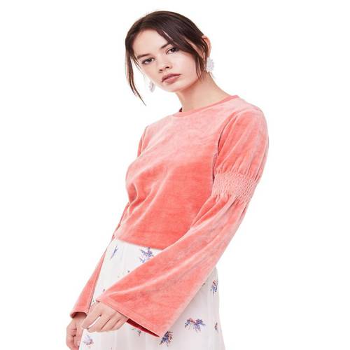 Juicy Couture 여성용 티셔츠 T셔츠 길이 소매 원형 칼라 퓨어 투명한 가스 편안한 미국 다이렉트 메일 8029
