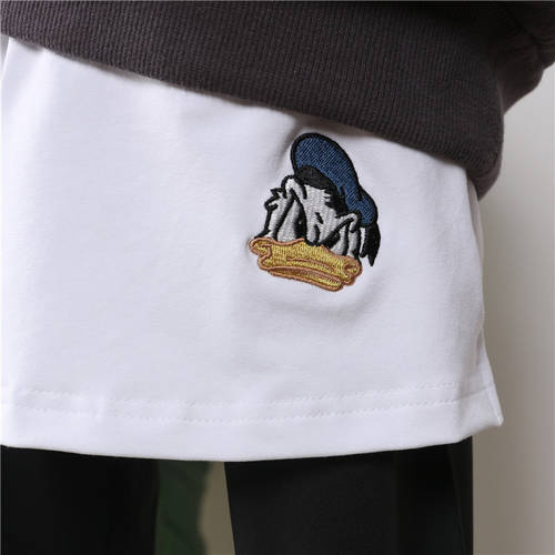 베이스 아이템 ~ 맨투맨 스웨터 니트 가능 흰티 레이어드 순수한 면 베이스 t 셔츠 여성용 겹쳐입는 이너 하프케이스 작은 치마