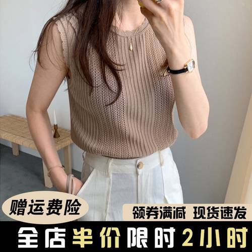 메릴 민소매 t 셔츠 뜨개질을하는 여자 Shanxia 시즌  년 신상 라운드 넥 얇은 상품 상의 가을옷 내부 베이스 셔츠