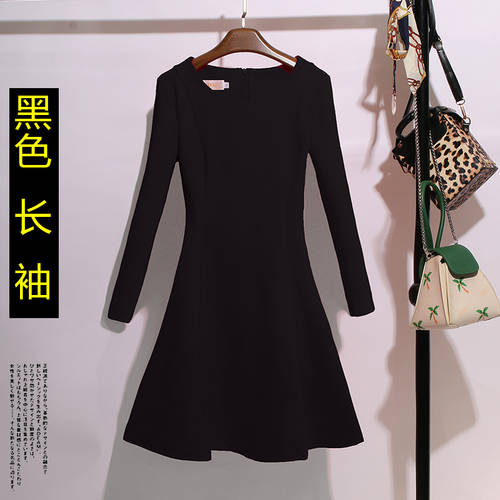 【 TMALL 】 햅번 검정 미니 드레스 여름  인기있는 여름용 치마  스타일 레이디 분위기 슬림핏 계획 블랙 컬러 드레스