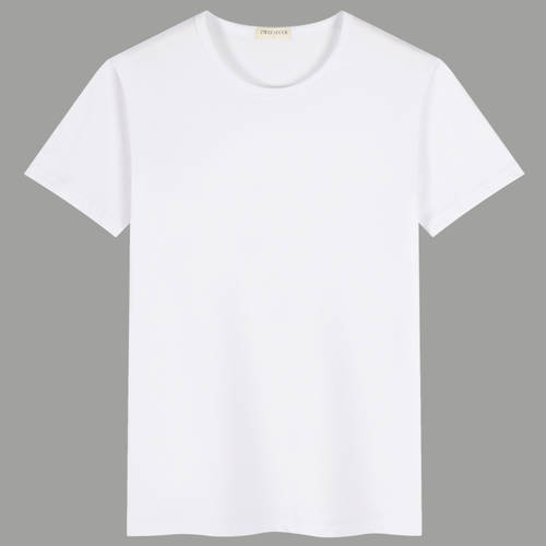Emperadoor 반팔 티셔츠 T셔츠 남성 순면 공백 단색 이너 한국판 슬림핏 퓨어 바이 춘 블랙 하프 소매