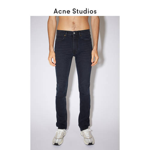 Acne Studios  가을 겨울 신제품 신상 구제 낮은 허리 슬림핏 청바지 데님팬츠 롱팬츠 남성 B00146-AIL