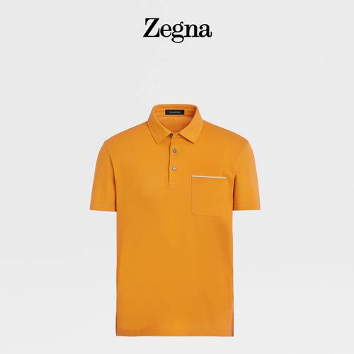 【6 무이자 】ZEGNA 제니 아시아 남성의류 클래식 신사용 남성용 면 반팔 polo 셔츠