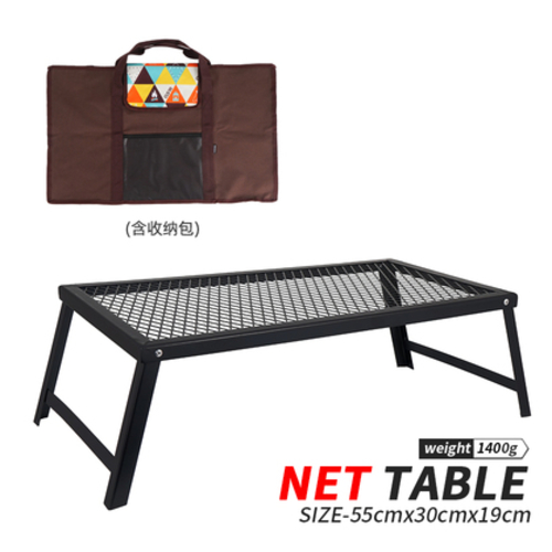 메쉬 테이블 캠핑 차박 침대 사이드 보조 책상 접이식 휴대용 폴딩테이블