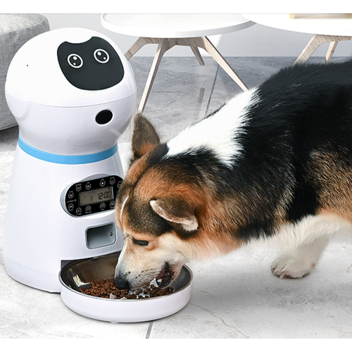 펫 스테이션 로봇 자동 급식기 디스펜서 반려동물 강아지 고양이 자율 배식 사료 공급기