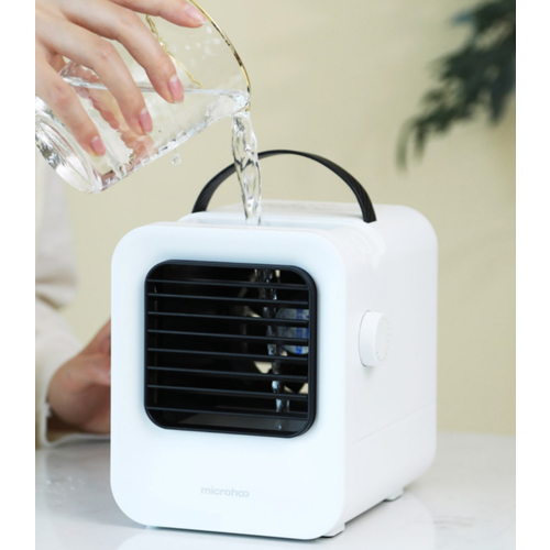 샤오미 microhoo 무선 냉풍기 에어쿨러 미니 휴대용 가정용 사무용 에어컨 선풍기 쿨러 MH02C